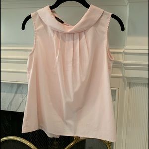 Sleeveless pale pink top